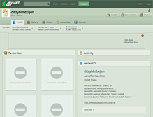 Tablet Screenshot of ditzybimbojen.deviantart.com