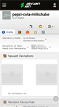 Mobile Screenshot of pepsi-cola-milkshake.deviantart.com