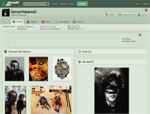 Tablet Screenshot of gersonwatanuki.deviantart.com