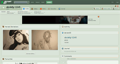 Desktop Screenshot of abcdefg-12345.deviantart.com