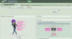 Desktop Screenshot of flaming-angel2010.deviantart.com