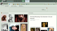 Desktop Screenshot of draconn59.deviantart.com