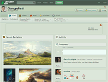 Tablet Screenshot of giuseppeparisi.deviantart.com