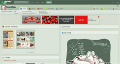 Desktop Screenshot of delcathlia.deviantart.com
