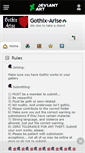 Mobile Screenshot of gothix-arise.deviantart.com