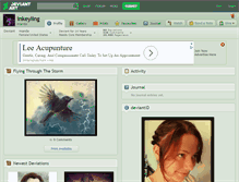 Tablet Screenshot of inkeyling.deviantart.com