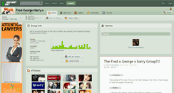 Desktop Screenshot of fred-george-harry.deviantart.com