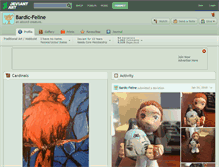Tablet Screenshot of bardic-feline.deviantart.com