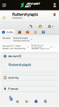 Mobile Screenshot of fluttershylaplz.deviantart.com