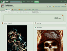 Tablet Screenshot of ezekiel666.deviantart.com