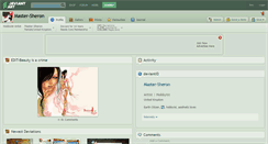 Desktop Screenshot of master-sheron.deviantart.com