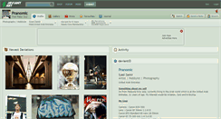 Desktop Screenshot of pranomic.deviantart.com