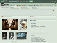 Tablet Screenshot of pranomic.deviantart.com