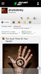 Mobile Screenshot of drunkdonky.deviantart.com