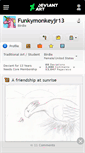 Mobile Screenshot of funkymonkeyjr13.deviantart.com