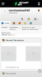 Mobile Screenshot of cowmoomoo540.deviantart.com
