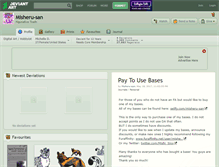 Tablet Screenshot of misheru-san.deviantart.com