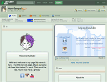 Tablet Screenshot of mew-sempai.deviantart.com