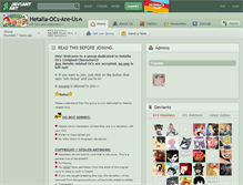 Tablet Screenshot of hetalia-ocs-are-us.deviantart.com