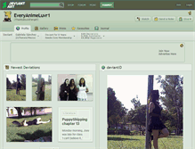 Tablet Screenshot of everyanimeluvr1.deviantart.com