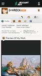 Mobile Screenshot of d-wreck.deviantart.com