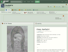 Tablet Screenshot of cloudtail16.deviantart.com