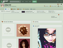 Tablet Screenshot of dijital-kid.deviantart.com