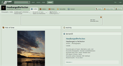 Desktop Screenshot of headbangedperfection.deviantart.com