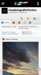 Mobile Screenshot of headbangedperfection.deviantart.com