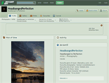 Tablet Screenshot of headbangedperfection.deviantart.com