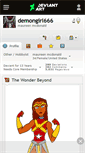 Mobile Screenshot of demongirl666.deviantart.com