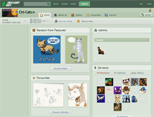Tablet Screenshot of chi-cats.deviantart.com