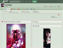 Tablet Screenshot of clk-design.deviantart.com