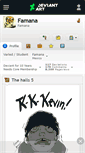 Mobile Screenshot of famana.deviantart.com