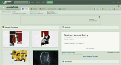 Desktop Screenshot of ameliatonks.deviantart.com