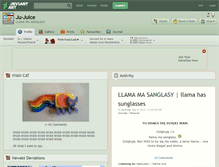 Tablet Screenshot of ju-juice.deviantart.com