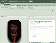 Tablet Screenshot of icecoldxx.deviantart.com