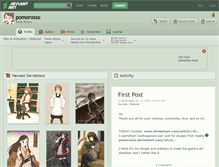 Tablet Screenshot of pomorosso.deviantart.com
