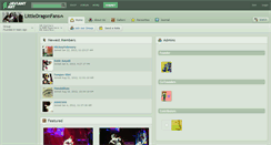 Desktop Screenshot of littledragonfans.deviantart.com