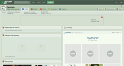 Desktop Screenshot of demiam.deviantart.com