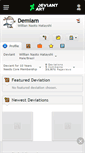 Mobile Screenshot of demiam.deviantart.com