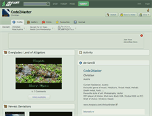 Tablet Screenshot of code2master.deviantart.com