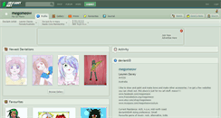 Desktop Screenshot of megomeow.deviantart.com