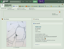 Tablet Screenshot of mimitchell.deviantart.com
