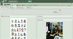 Desktop Screenshot of cute-death.deviantart.com