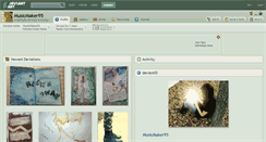 Desktop Screenshot of musicmaker95.deviantart.com