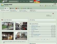 Tablet Screenshot of herdervriend.deviantart.com