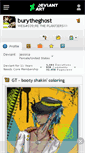 Mobile Screenshot of burytheghost.deviantart.com