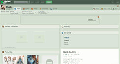 Desktop Screenshot of dulak.deviantart.com