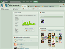 Tablet Screenshot of flutter-shipping.deviantart.com